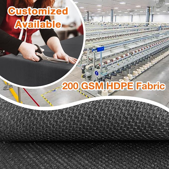 Artpuch Outdoor Pergola Shade Cover 9x21 FT Sun Shade Cloth with Grommets Dark Grey 90% UV Protection Canopy Patio Privacy Screen (Customized Available)