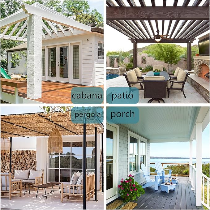 BONZER Waterproof Indoor/Outdoor Curtains for Patio Thick Privacy Extra Wide Grommet Curtains for Bedroom, Living Room, Porch, Pergola, Cabana, 1 Panel, 150W x 95L inch, Charcoal