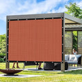 Artpuch 90% Sun Shade Cloth, 9 x 18 FT Pergola Shade Cover Canopy with Grommets, Sun Screen Fabric Tarp for Patio, Outdoor, Garden, Backyard, Rust Red