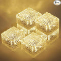 Solar Brick Lights-Outdoor Solar Lights for Yard-Solar Brick Landscape Path Light 6 Pack LED Light Brick Garden Decor for Pathway Patio Walkway Backyard Decoration