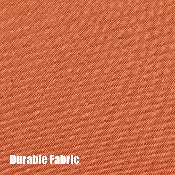 BONZER Extra Wide Waterproof Outdoor Curtains for Patio Heavy Privacy Light Filtering Grommet Outside Curtains for Porch, Pergola, Gazebo, 1 Panel, 150W x 108L inch, Mecca Orange