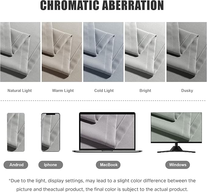 BONZER Waterproof Outdoor Curtains for Patio Porch Pergola Cabana Thick Privacy Extra Wide Grommet Indoor Curtains for Bedroom Living Room, 1 Panel, 150W x 95L inch, Silver