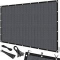 Artpuch 90% Sun Shade Cloth, 8 x 10 FT Pergola Shade Cover Canopy with Grommets, Sun Screen Fabric Tarp for Patio, Outdoor, Garden, Backyard, Blue Grey