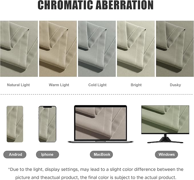 BONZER Waterproof Outdoor Curtains for Patio Porch Pergola Cabana Light Filtering Privacy Grommet Indoor Curtain Panels for Bedroom Living Room, 1 Panel, 84W x 95L inch, Taupe