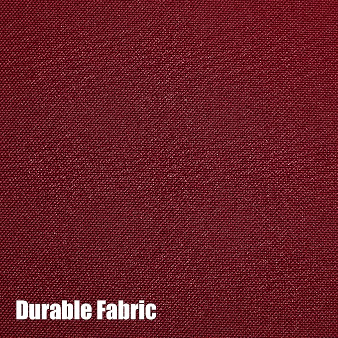 BONZER Outdoor Curtains for Patio Waterproof Thick Privacy Wide Grommet Light Filtering Outside Curtains for Porch Pergola Gazebo Deck, 1 Panel, 110W x 120L inch, Red